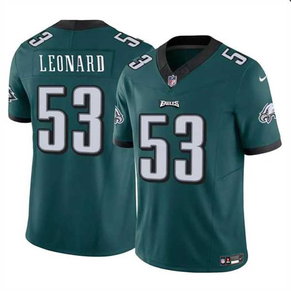 Men & Women & Youth Philadelphia Eagles #53 Shaquille Leonard Green 2023 F.U.S.E. Vapor Untouchable Limited Stitched Jersey